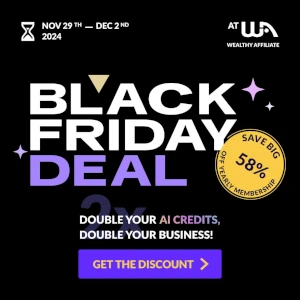 Wealthy Affiliate Black Friday Deal